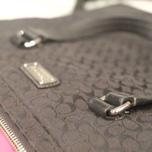 Coach Bag, Men, Laptop, Logo, Canvas